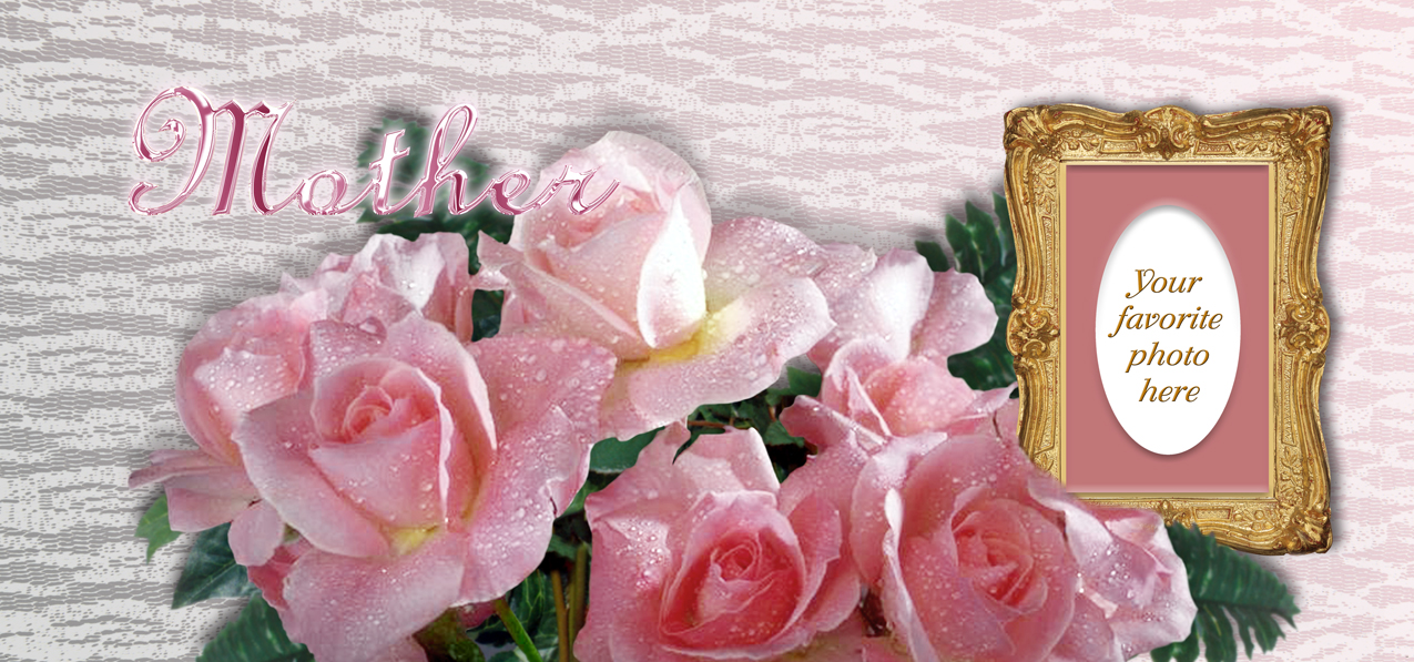 Bouquet Of Roses Pink Mother